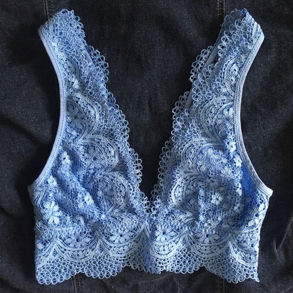 Victoria's Secret Other - VS Victoria Secret XS Light Blue Lace Bralette
